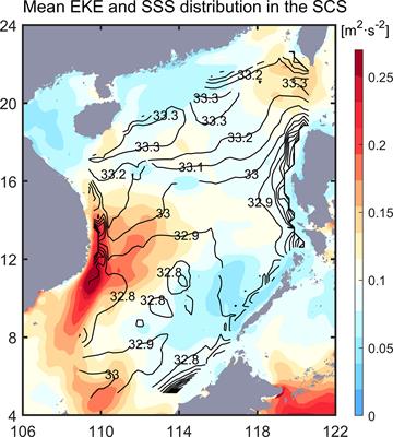 Eddy-induced sea surface salinity changes in the South China Sea